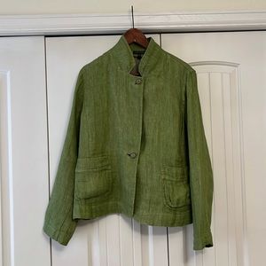 Eileen Fisher linen blazer EUC